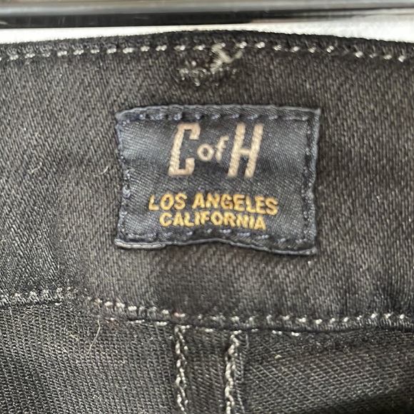 Citizens Of Humanity Jeans By Jerome Dahan 32 Black Shiny EUC - Picture 2 of 11